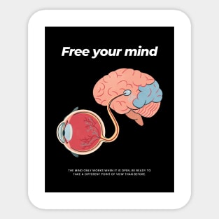 Free your mind Sticker